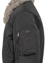 Ami Alexandre Mattiussi Bomber Jacket with Grey Shearling Collar - Ami Alexandre Mattiussi | Lidia Shopping