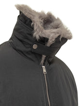 Ami Alexandre Mattiussi Bomber Jacket with Grey Shearling Collar - Ami Alexandre Mattiussi | Lidia Shopping