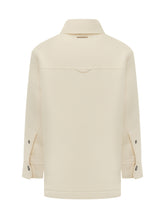 Ami Alexandre Mattiussi Ivory Wool Overshirt - Ami Alexandre Mattiussi | Lidia Shopping