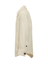 Ami Alexandre Mattiussi Ivory Wool Overshirt - Ami Alexandre Mattiussi | Lidia Shopping
