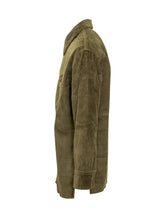 AMI ALEXANDRE MATTIUSSI Camicia Verde in Velluto a Coste con Tasche - Abbigliamento Uomo | Lidia Shopping