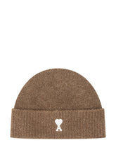 Ami Alexandre Mattiussi Brown Wool Beanie - Ami Alexandre Mattiussi | Lidia Shopping