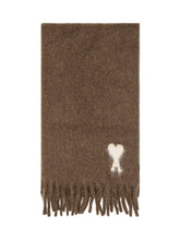 Ami Alexandre Mattiussi Sciarpa in Lana Marrone - Accessori Uomo | Lidia Shopping