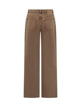 Ami Alexandre Mattiussi Jeans Marroni a Gamba Larga - Abbigliamento Donna | Lidia Shopping
