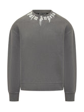 Palm Angels Felpa Con Logo Spray - Abbigliamento Uomo | Lidia Shopping