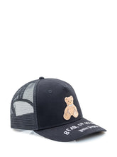Palm Angels Black Bear In Mind Cap - Collezione Happy Birthday | Lidia Shopping