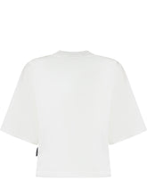 Palm Angels T-Shirt Bianca Los Angeles Times - Abbigliamento Donna | Lidia Shopping