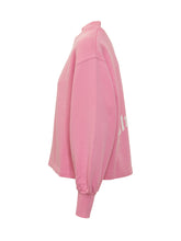 Palm Angels pink sweatshirt with embroidered logo - Collezione Happy Birthday | Lidia Shopping