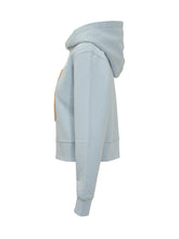Palm Angels Light Blue Hoodie with Embroidered Teddy - Collezione Happy Birthday | Lidia Shopping