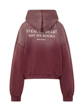 Palm Angels Burgundy Gradient Zip Hoodie - Collezione Happy Birthday | Lidia Shopping