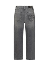 Pinko Grey Wide-Leg Jeans - Collezione Happy Birthday | Lidia Shopping