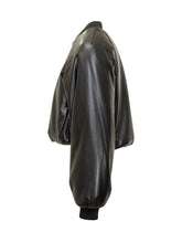 Pinko Brodo Black Faux Leather Bomber Jacket - Collezione Happy Birthday | Lidia Shopping