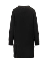 Pinko Black Knit Dress with Lace Inserts - Collezione Happy Birthday | Lidia Shopping