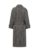 Pinko Carrube Wool Coat in Chevron Pattern - Collezione Happy Birthday | Lidia Shopping