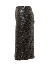 Gonna Tubino Nera con Paillettes Pinko - Abbigliamento Donna | Lidia Shopping