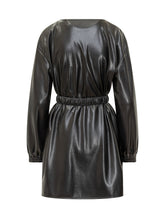 Pinko Short Faux Leather Dress with Logo Belt - Collezione Happy Birthday | Lidia Shopping