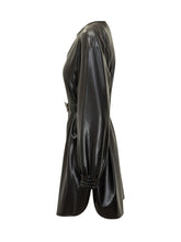 Pinko Short Faux Leather Dress with Logo Belt - Collezione Happy Birthday | Lidia Shopping
