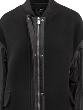 Pinko Cappotto Lungo Bomber in Lana e Nylon - Abbigliamento Donna | Lidia Shopping