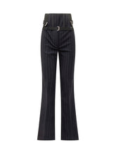 Pinko Piadina High-Waist Pinstripe Trousers - Collezione Happy Birthday | Lidia Shopping