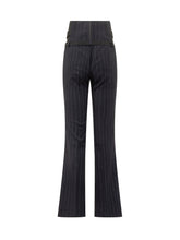 Pinko Piadina High-Waist Pinstripe Trousers - Collezione Happy Birthday | Lidia Shopping