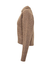 Pinko Maglione Marrone con Colletto e Strass - Abbigliamento Donna | Lidia Shopping