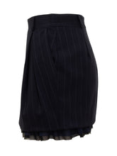 Pinko Minigonna Gessata con Orlo in Tulle - Abbigliamento Donna | Lidia Shopping