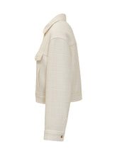 Pinko Ivory Tweed Jacket with Gold Buttons - Collezione Happy Birthday | Lidia Shopping