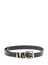 Pinko Leather Belt with Metallic Buckle - Black Friday – ENG | Lidia Shopping