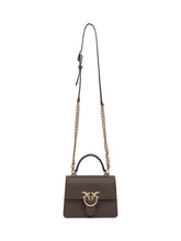 Pinko Borsa Love Mini Icon in Pelle Marrone - Borse A Mano Donna | Lidia Shopping