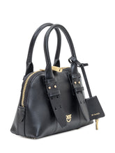 Pinko Bowling Bag Mini in Pelle Nera - Borse A Mano Donna | Lidia Shopping