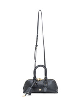 Pinko Black Leather Bowling Baguette Bag - Collezione Happy Birthday | Lidia Shopping