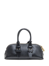 Pinko Black Leather Bowling Baguette Bag - Collezione Happy Birthday | Lidia Shopping