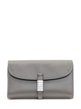 Pinko Saddle Wallet on Chain Grey - Collezione Happy Birthday | Lidia Shopping