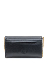 Pinko Saddle Wallet on Chain Black - Collezione Happy Birthday | Lidia Shopping