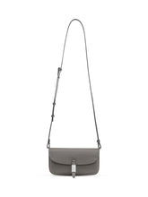 Pinko Saddle Flat in Pelle Grigia - Borse A Spalla Donna | Lidia Shopping