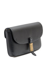 Pinko Saddle Flat in Pelle Nera - Borse A Spalla Donna | Lidia Shopping
