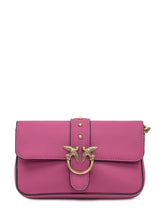 Pinko Love Mini Bag in fuchsia grained leather - Collezione Happy Birthday | Lidia Shopping