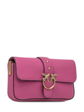 Pinko Love Mini Bag in fuchsia grained leather - Collezione Happy Birthday | Lidia Shopping