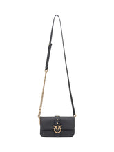Pinko Love Mini Bag in black grained leather - Collezione Happy Birthday | Lidia Shopping
