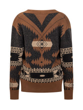 Alanui Wool Cardigan with Jacquard Pattern - Alanui | Lidia Shopping