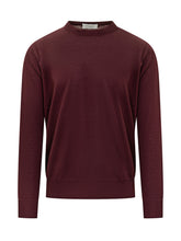 Maglione bordeaux in lana merino Paolo Pecora - Abbigliamento Uomo | Lidia Shopping