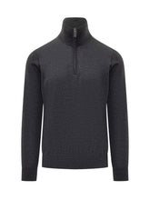 Paolo Pecora Grey Half-Zip Sweater - Collezione Happy Birthday | Lidia Shopping