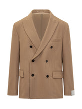 Paolo Pecora Beige Double-Breasted Blazer - Collezione Happy Birthday | Lidia Shopping