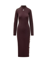Courrèges ribbed midi dress with buttons - Collezione Happy Birthday | Lidia Shopping