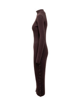 Courrèges ribbed midi dress with buttons - Collezione Happy Birthday | Lidia Shopping