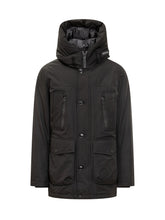 Parka Tecnico Nero con Cappuccio Woolrich - Abbigliamento Uomo | Lidia Shopping