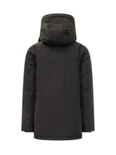 Parka Tecnico Nero con Cappuccio Woolrich - Abbigliamento Uomo | Lidia Shopping