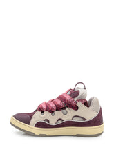 Lanvin Sneaker Beige e Bordeaux con Maxi Lacci - Collezione Happy Birthday | Lidia Shopping
