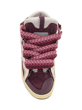 Lanvin Sneaker Beige e Bordeaux con Maxi Lacci - Collezione Happy Birthday | Lidia Shopping
