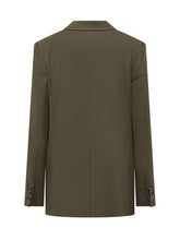 Stella McCartney Blazer Doppiopetto Verde Oliva - Abbigliamento Donna | Lidia Shopping